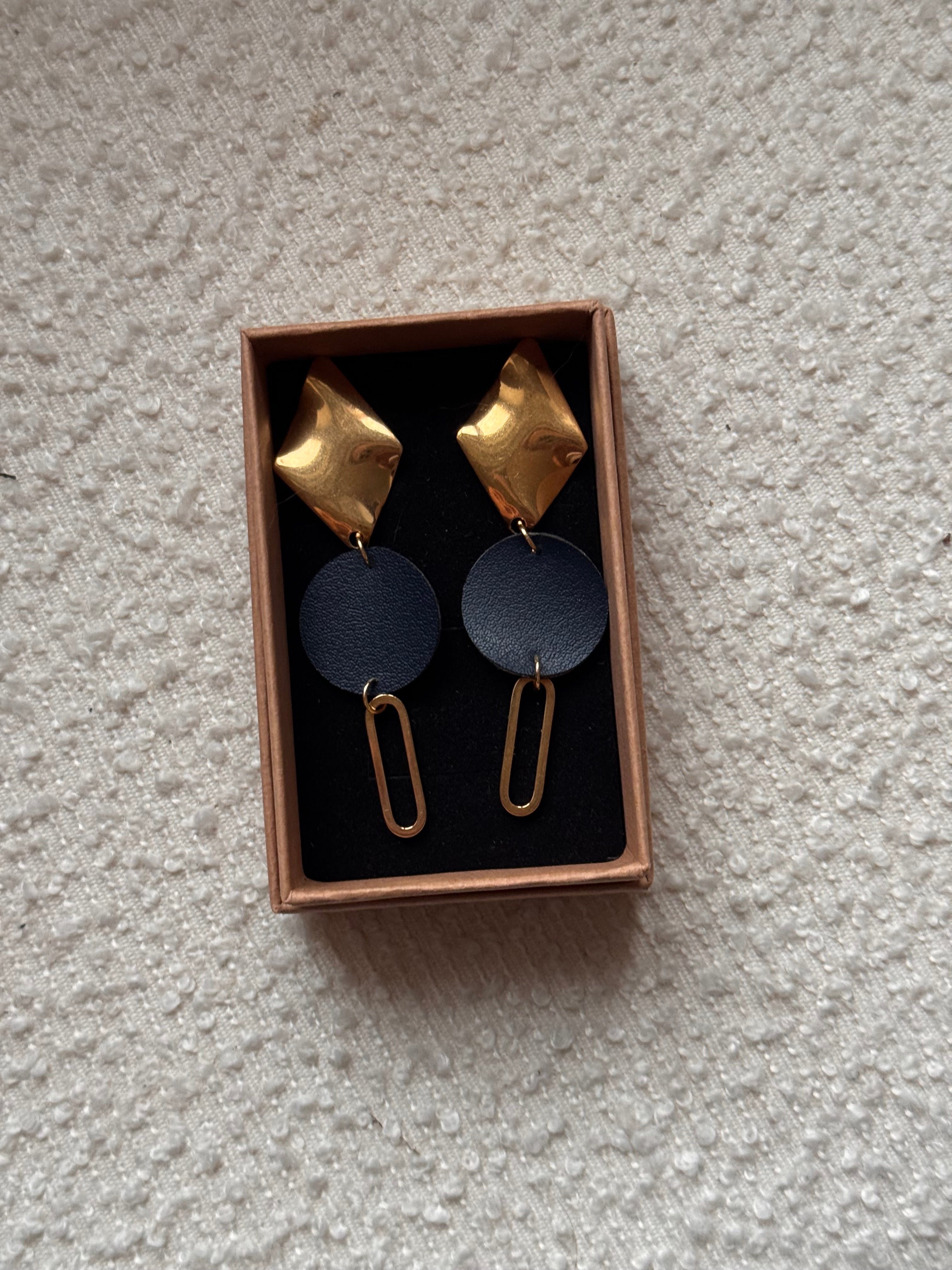 BOUCLES D'OREILLES raisin