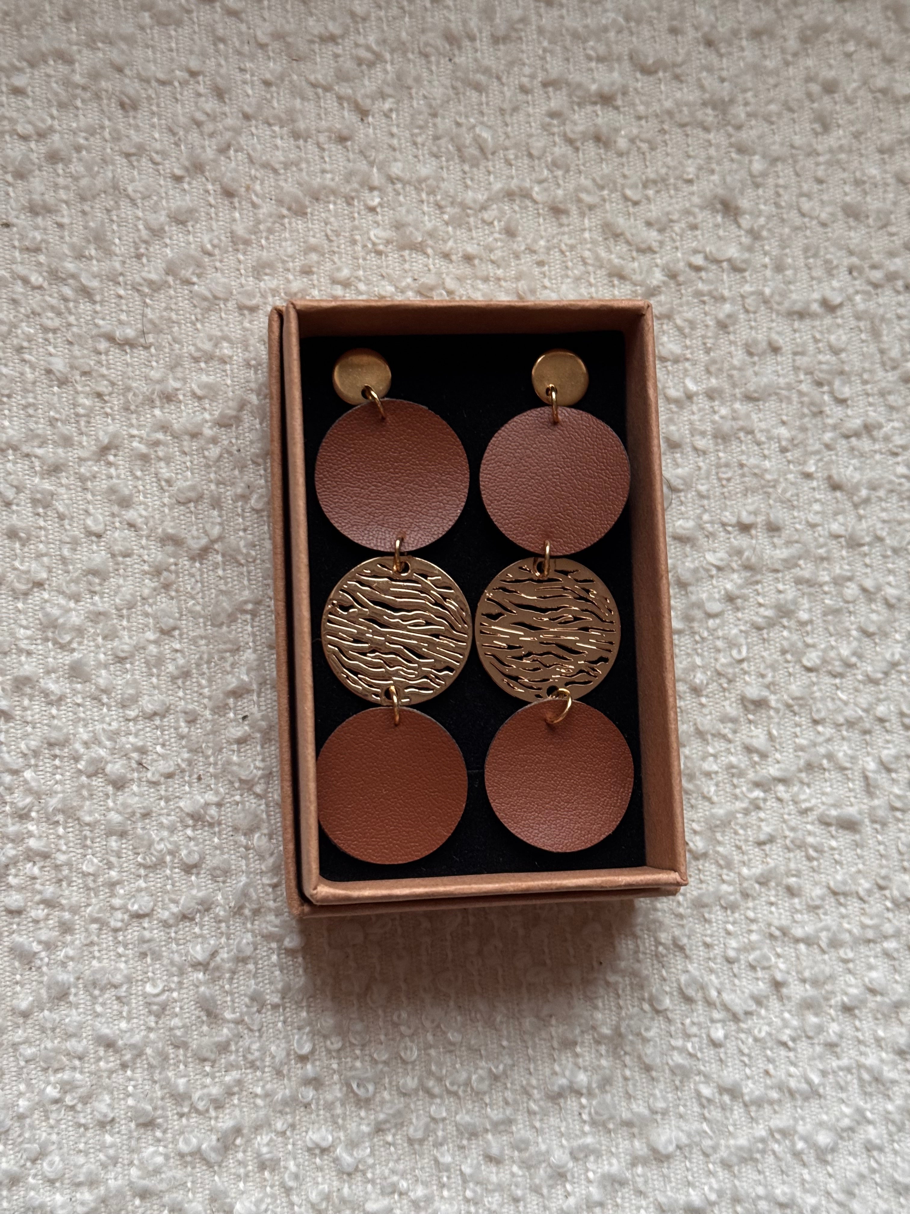 BOUCLES D'OREILLES raisin