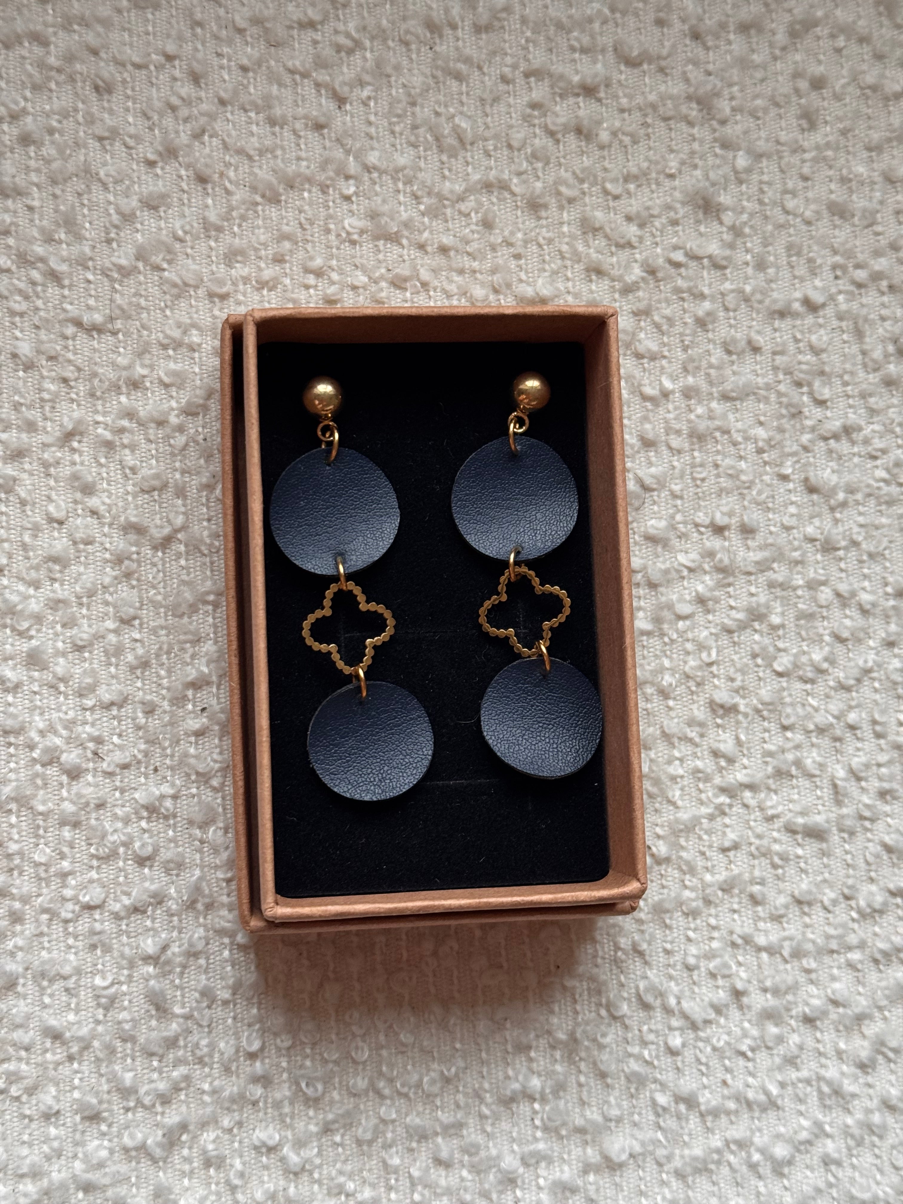 BOUCLES D'OREILLES raisin