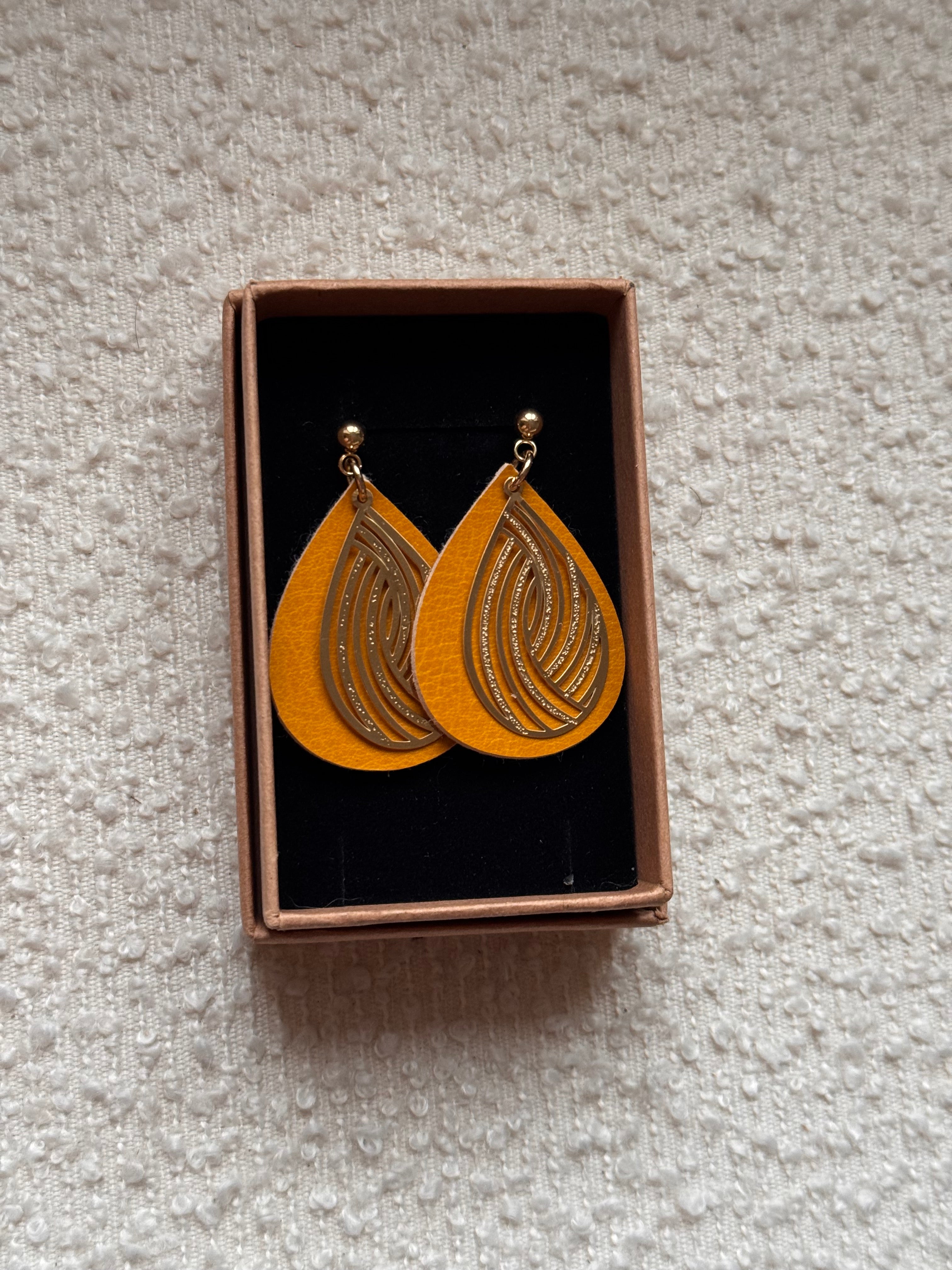 BOUCLES D'OREILLES raisin