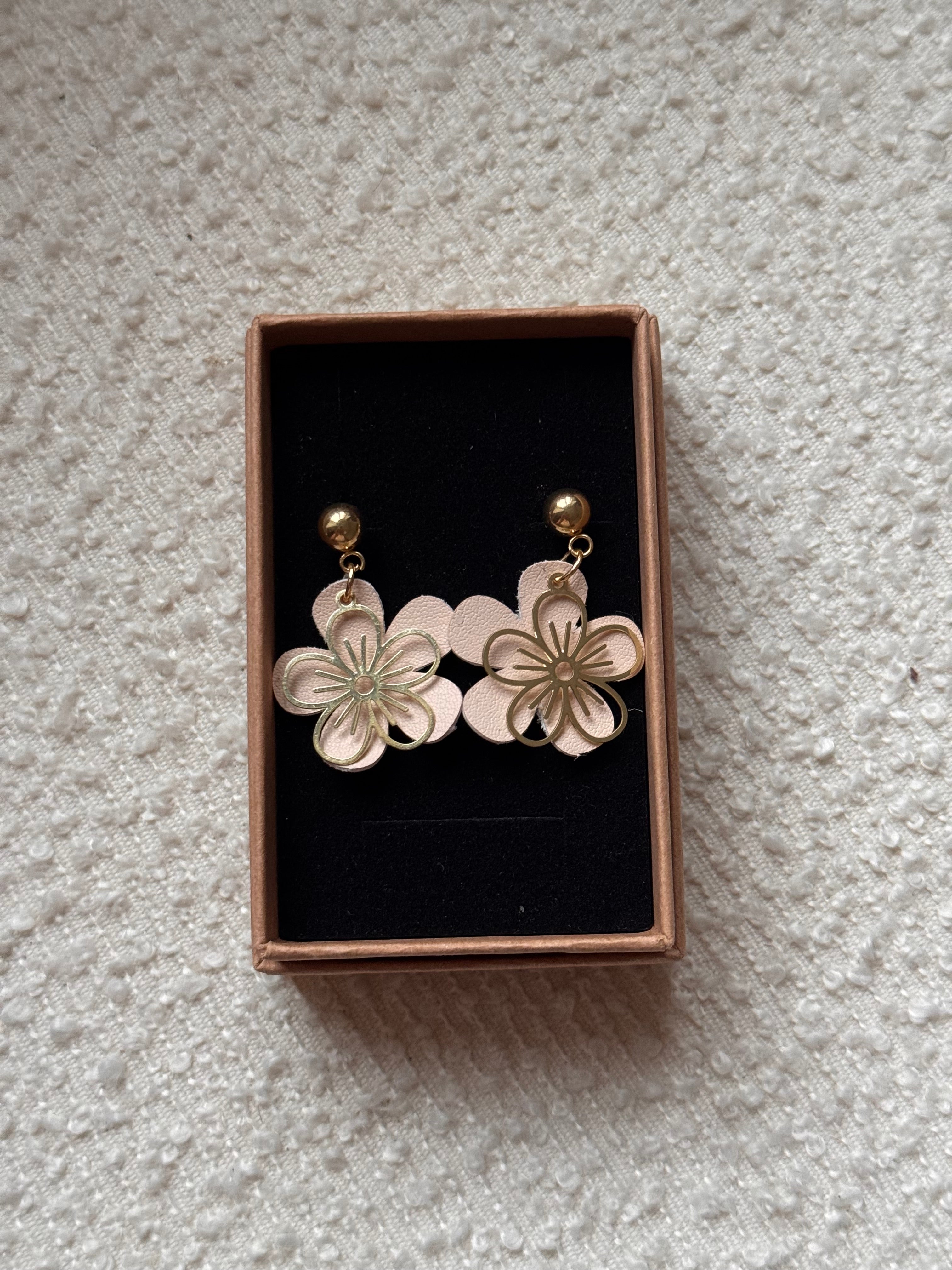 BOUCLES D'OREILLES raisin