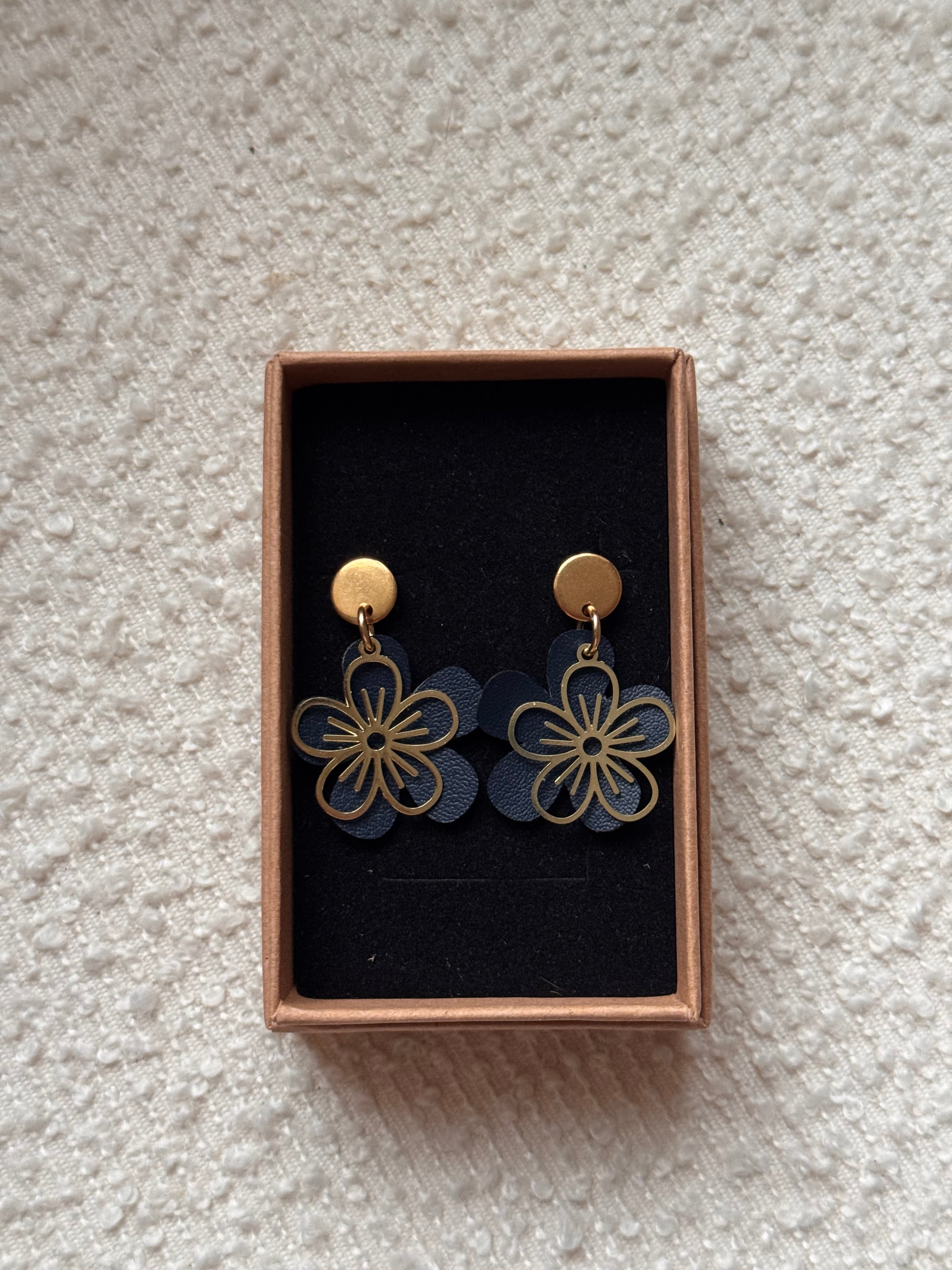 BOUCLES D'OREILLES raisin