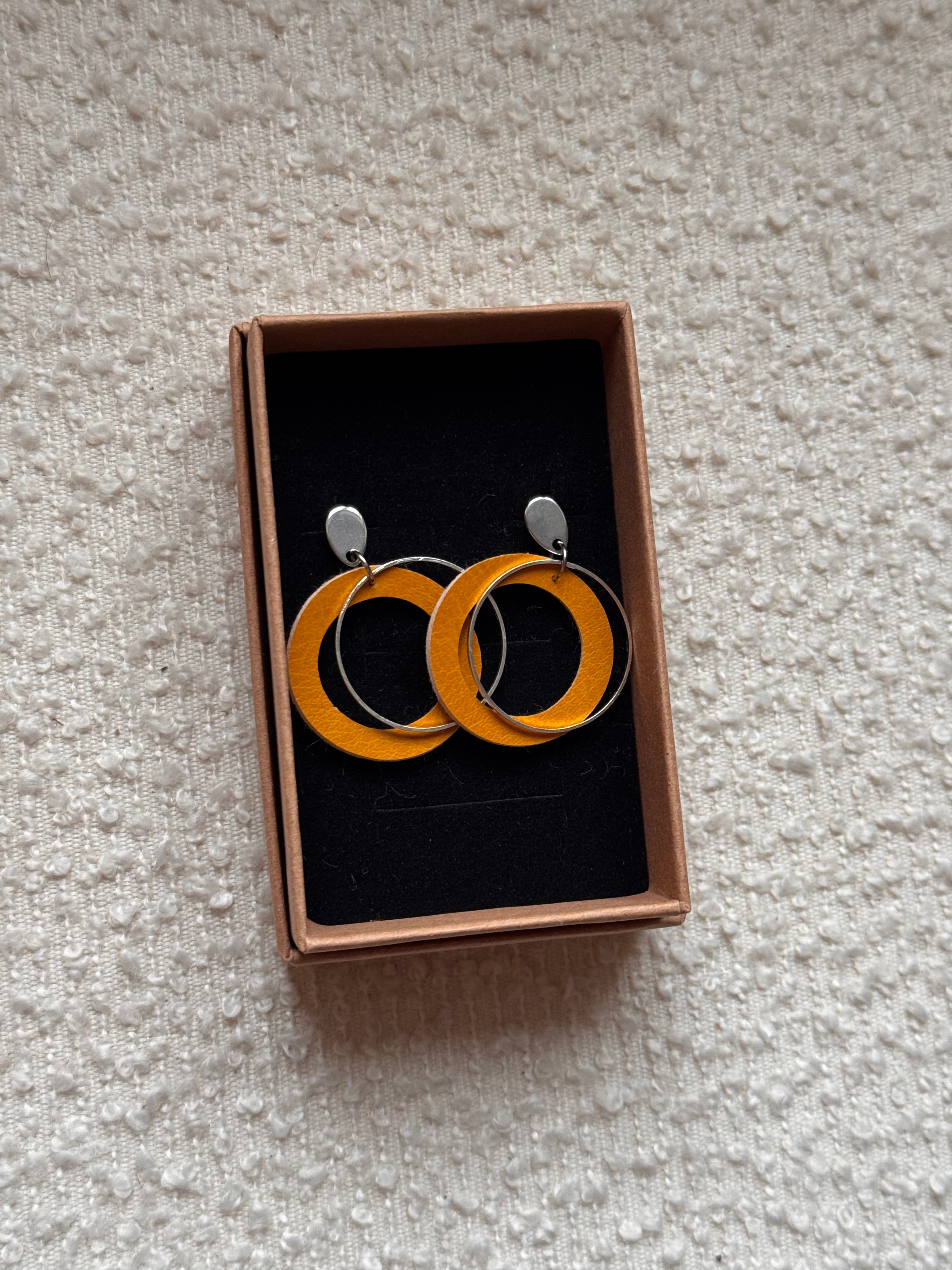 BOUCLES D'OREILLES raisin