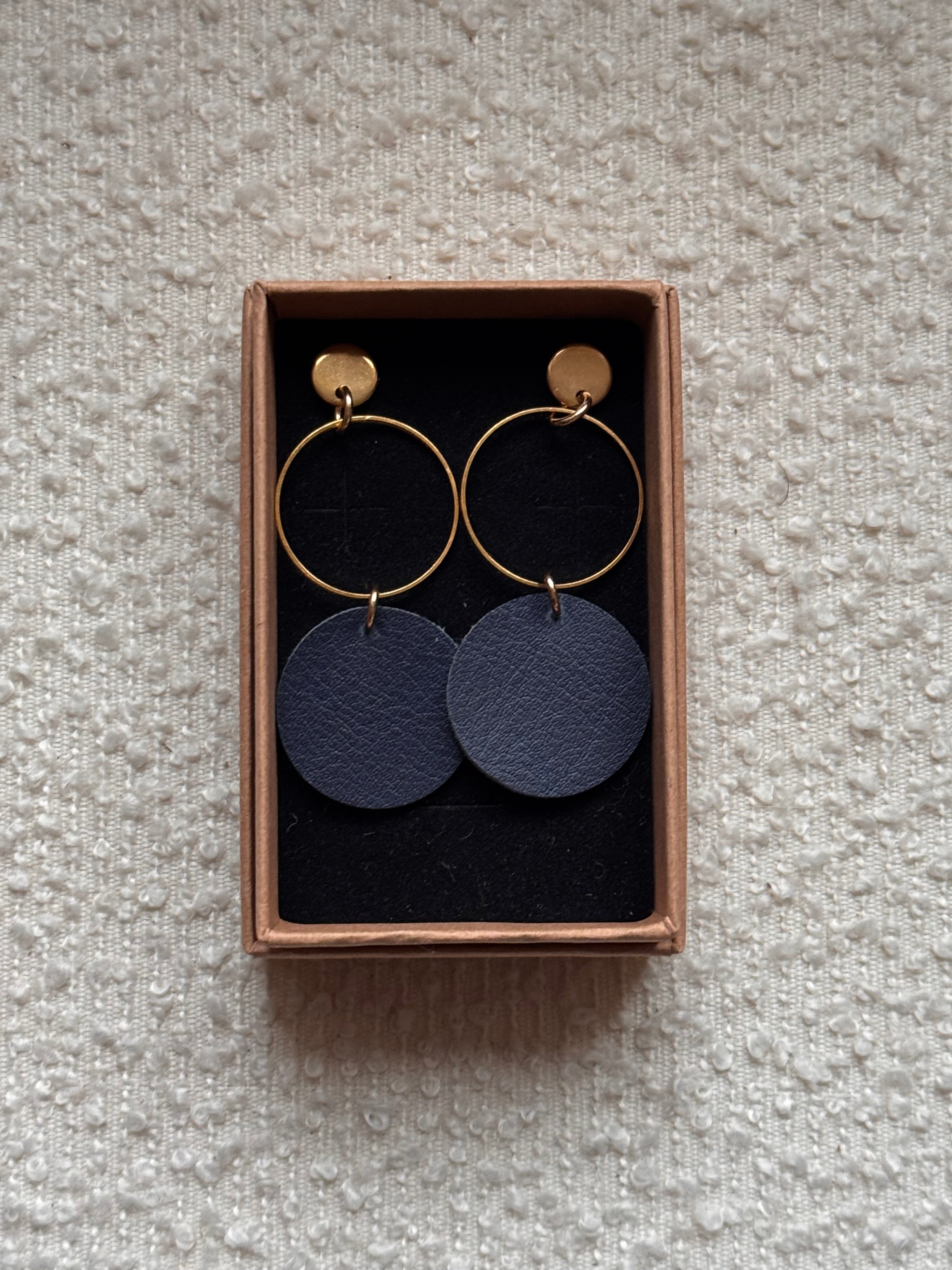 BOUCLES D'OREILLES raisin