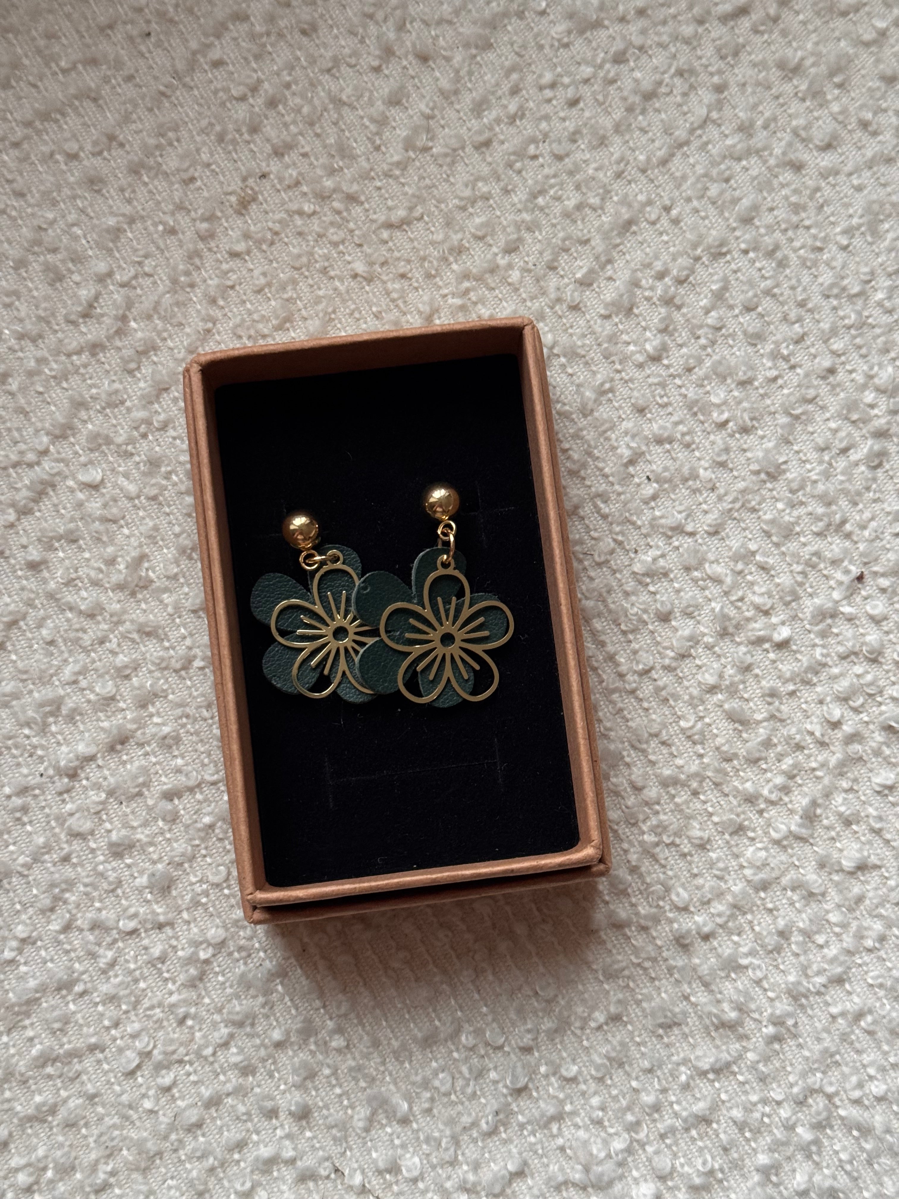 BOUCLES D'OREILLES raisin