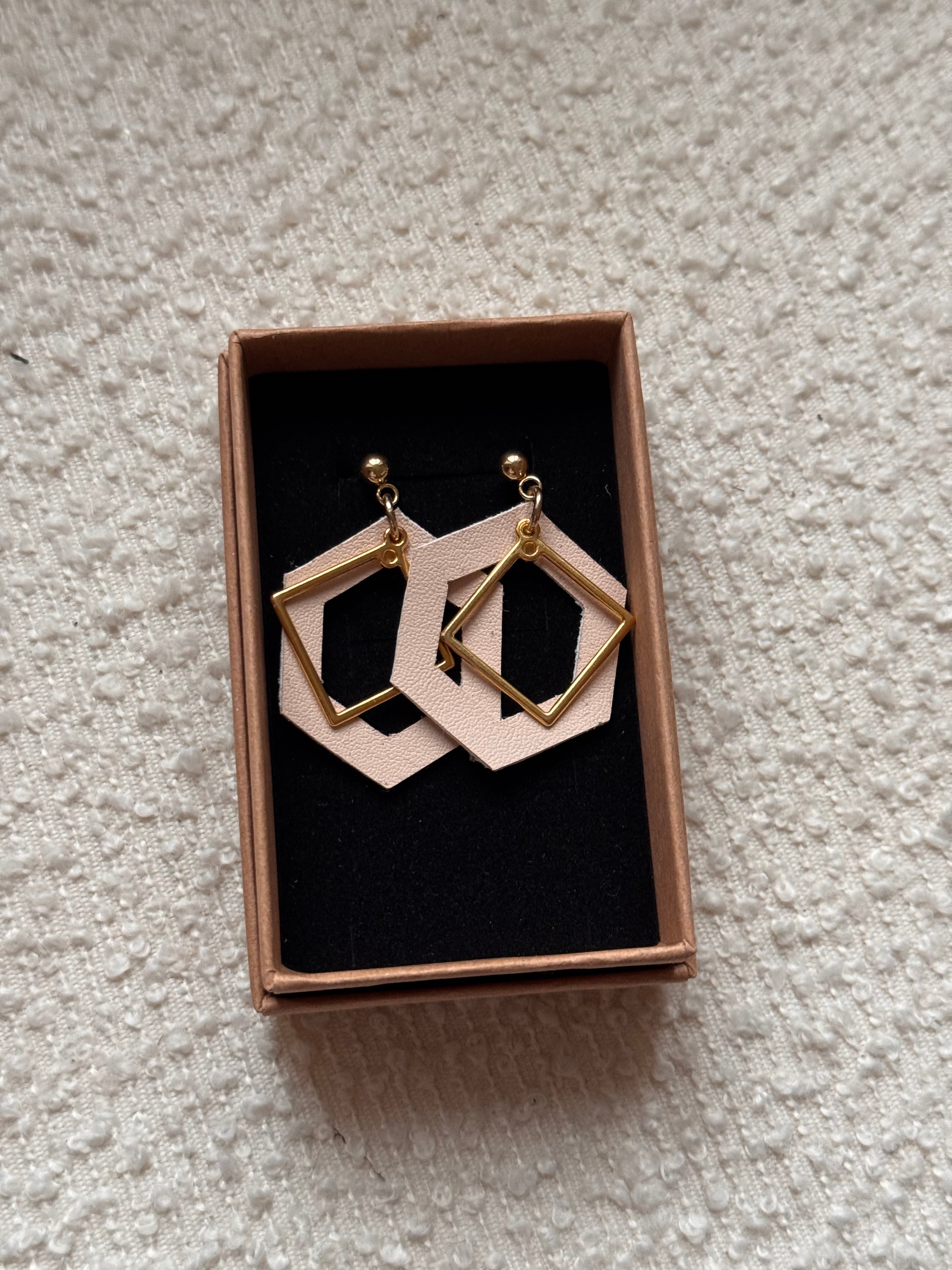 BOUCLES D'OREILLES raisin