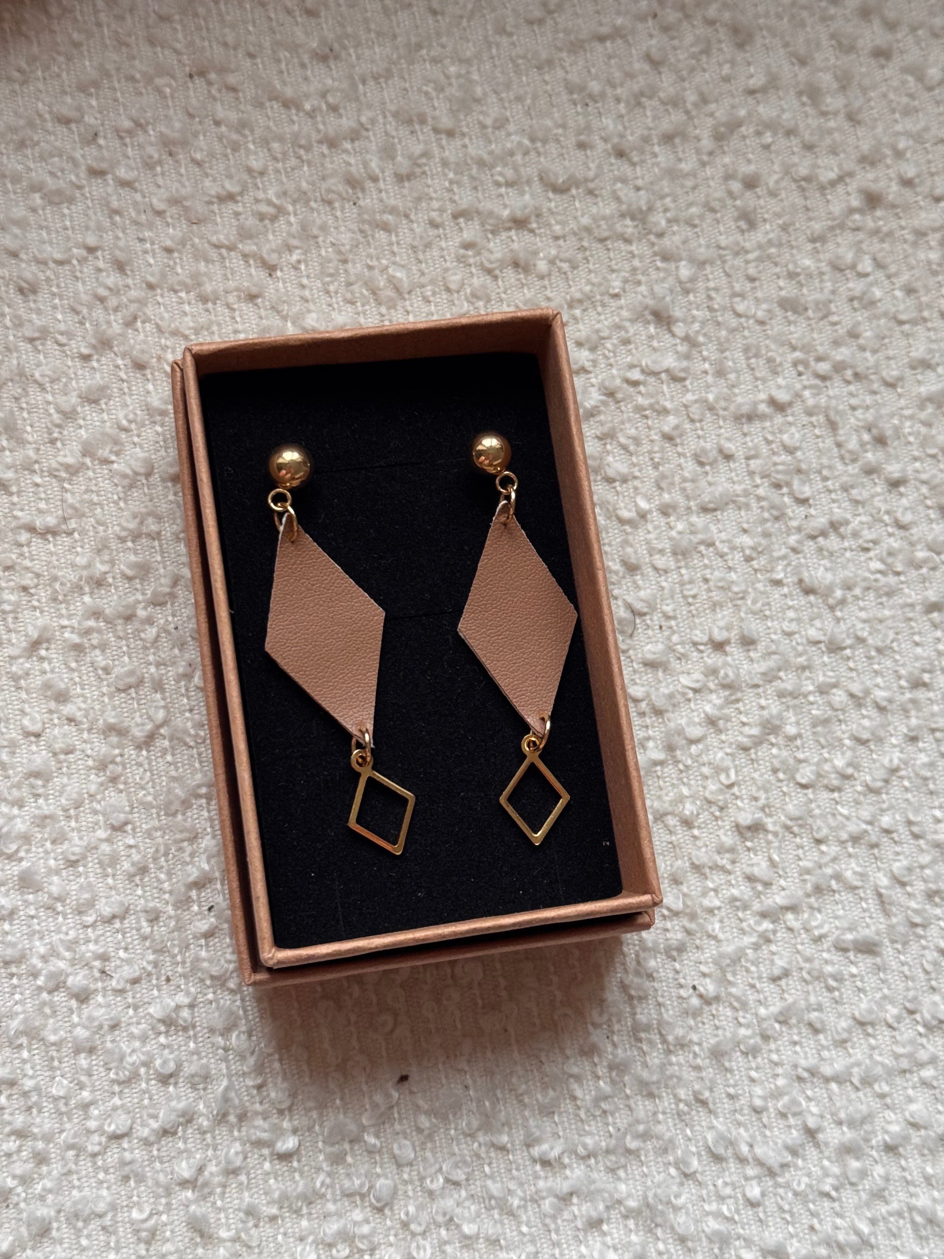 BOUCLES D'OREILLES raisin