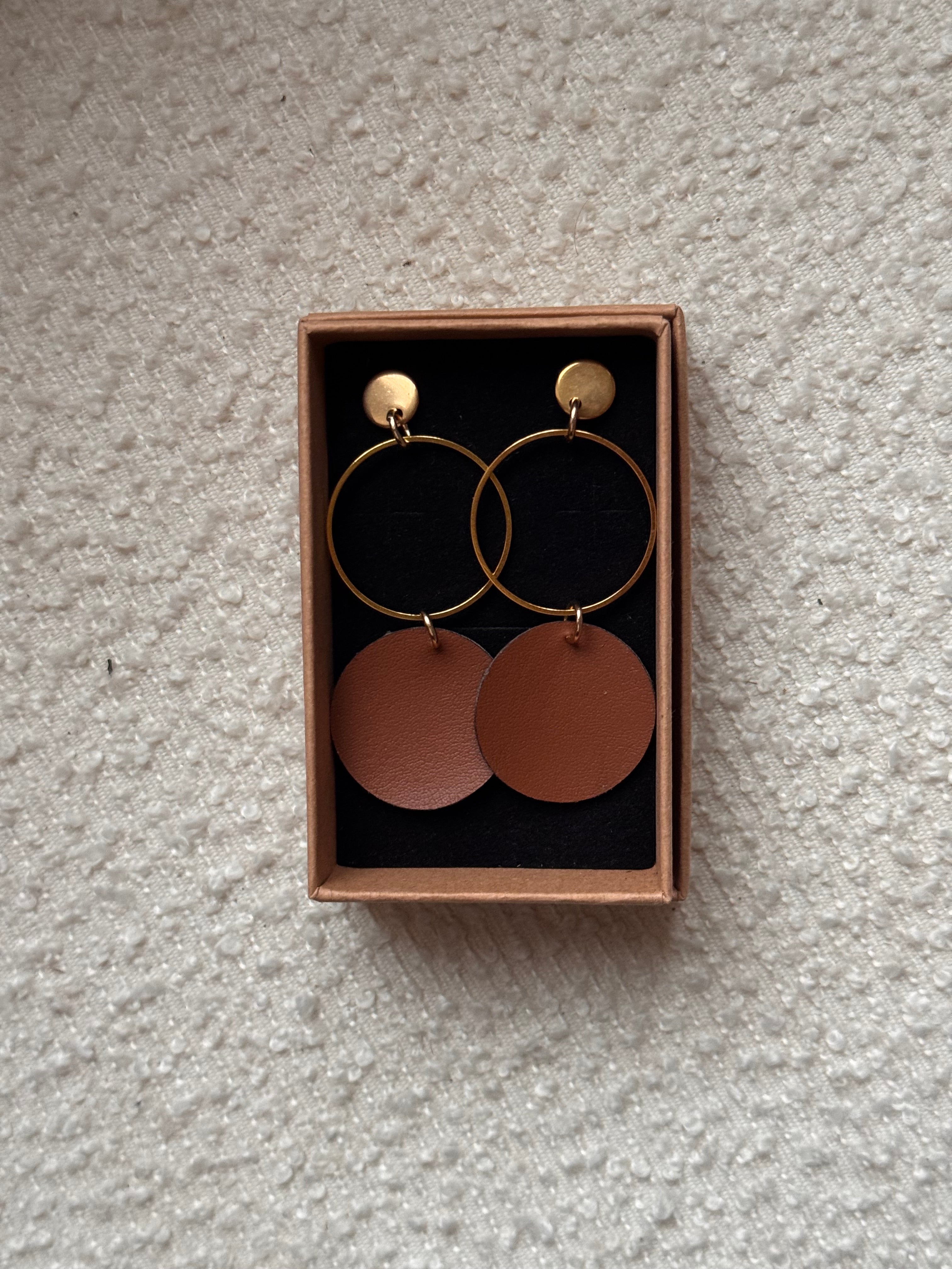 BOUCLES D'OREILLES raisin