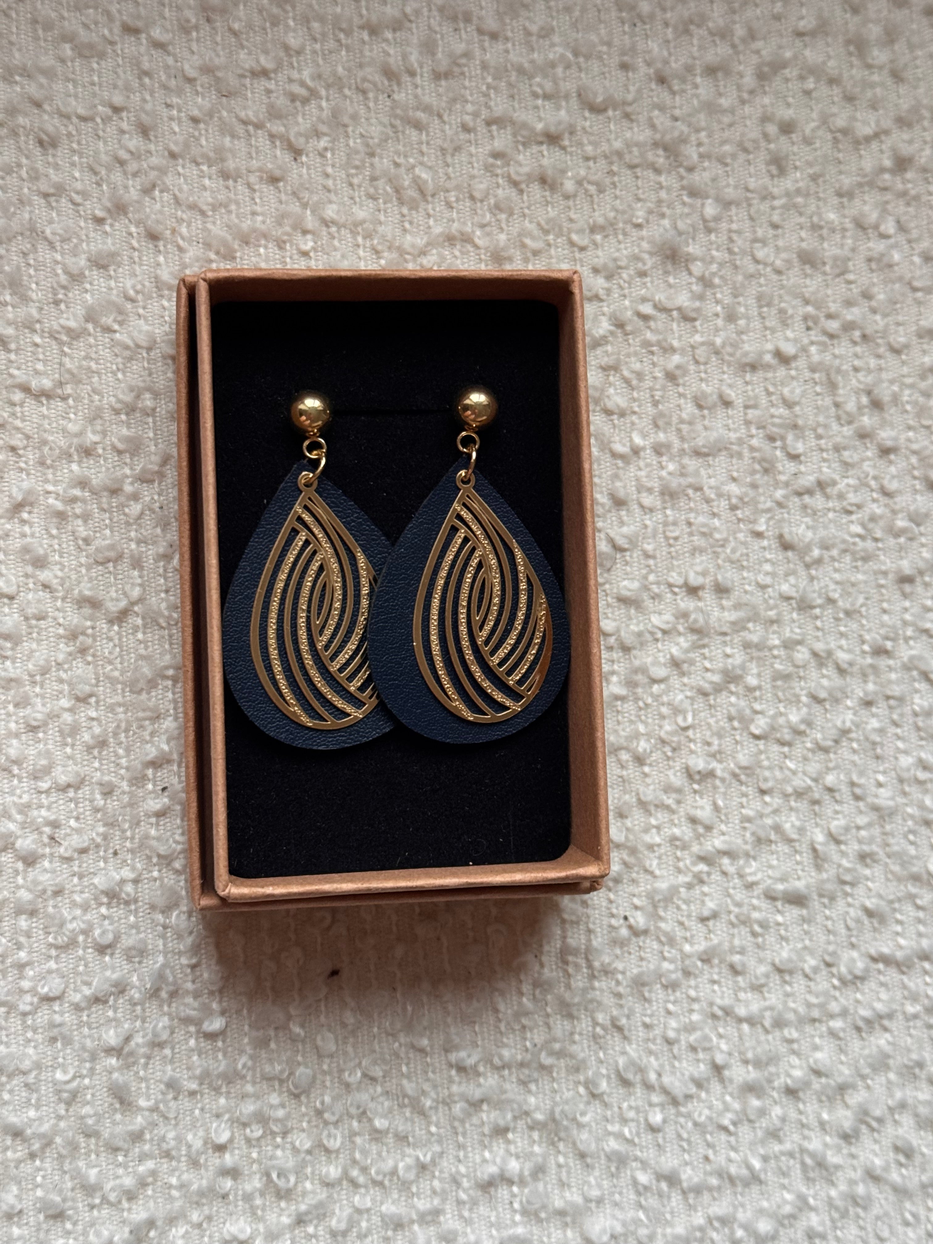 BOUCLES D'OREILLES raisin