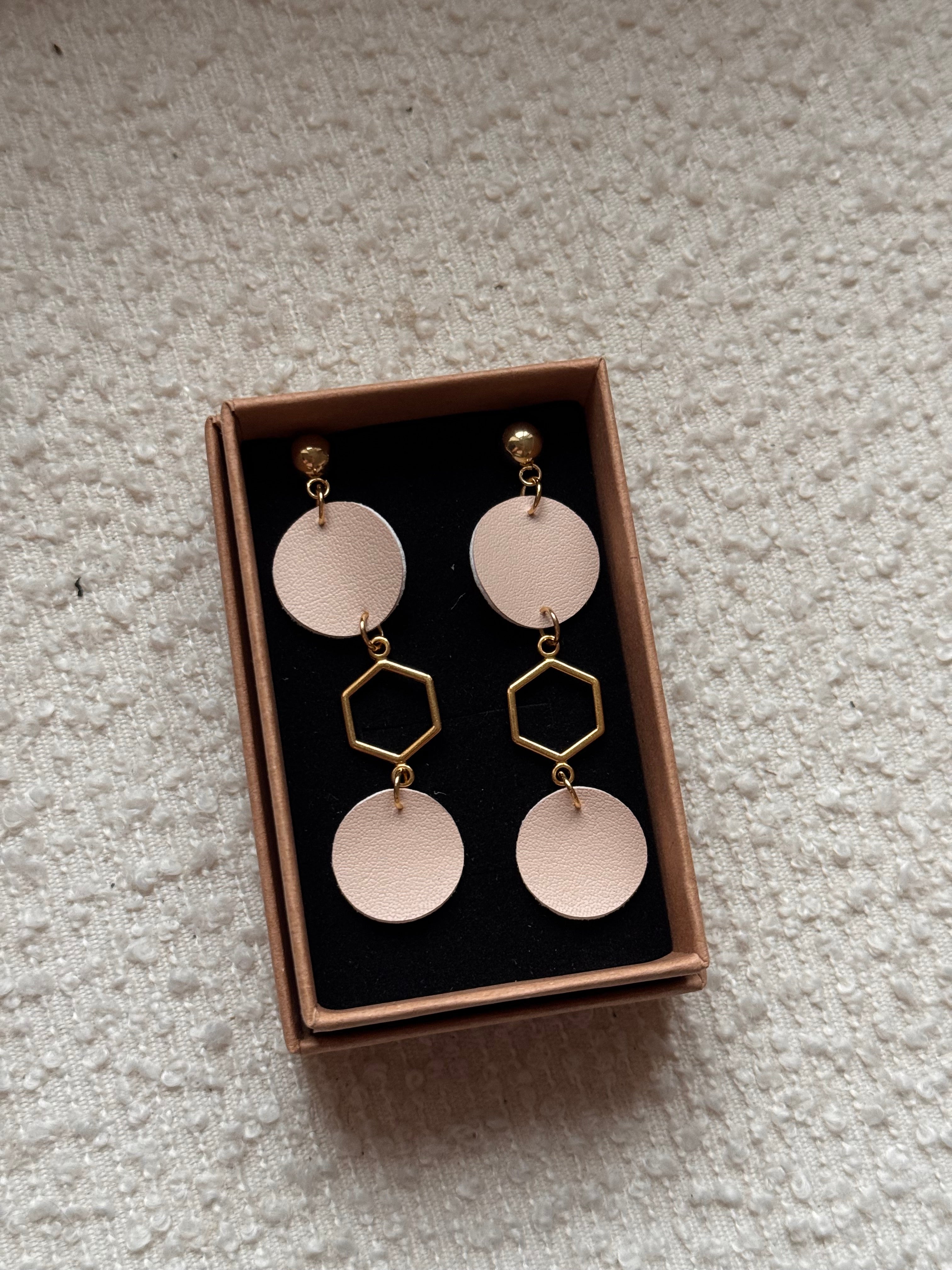 BOUCLES D'OREILLES raisin