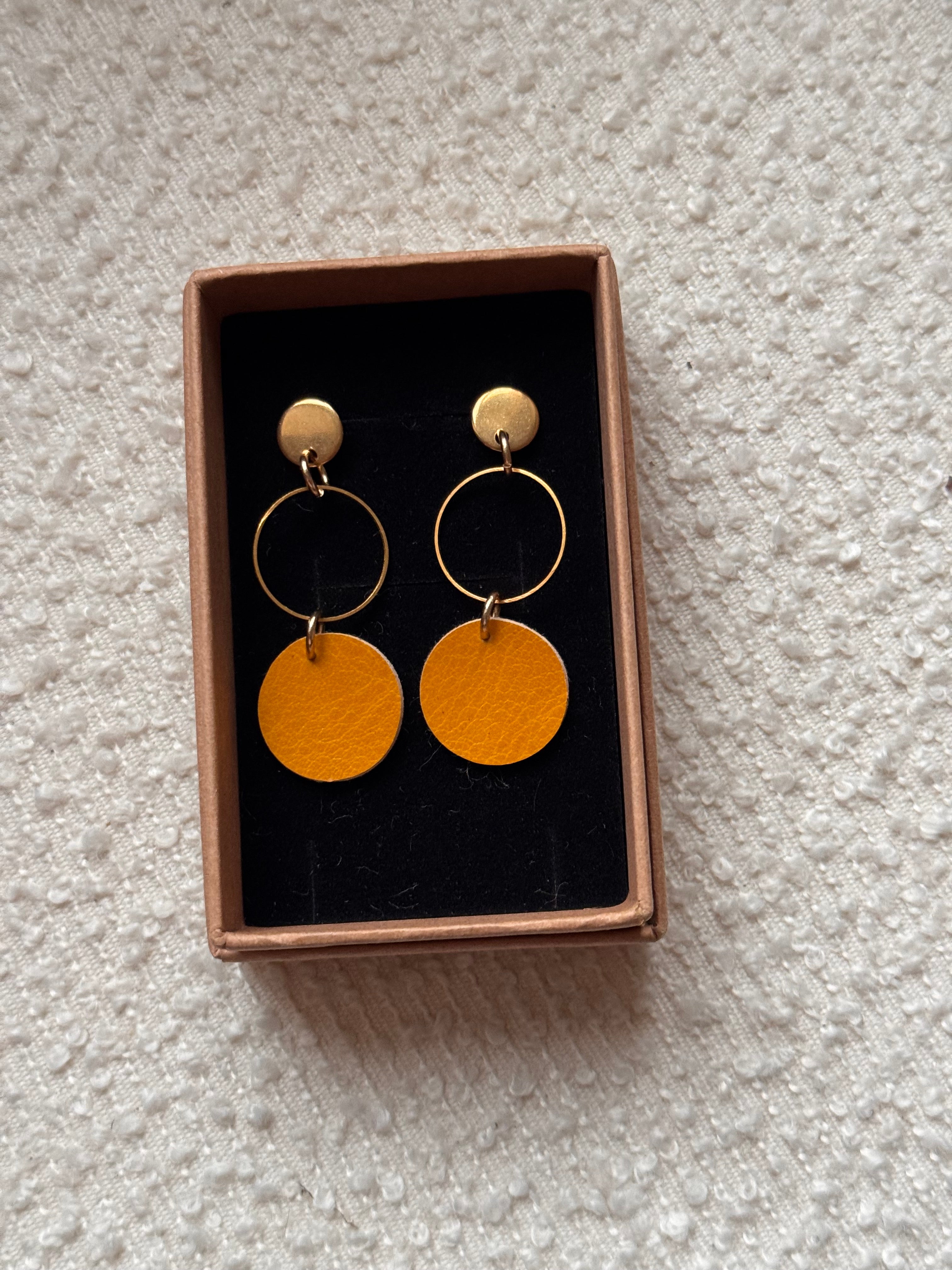 BOUCLES D'OREILLES raisin