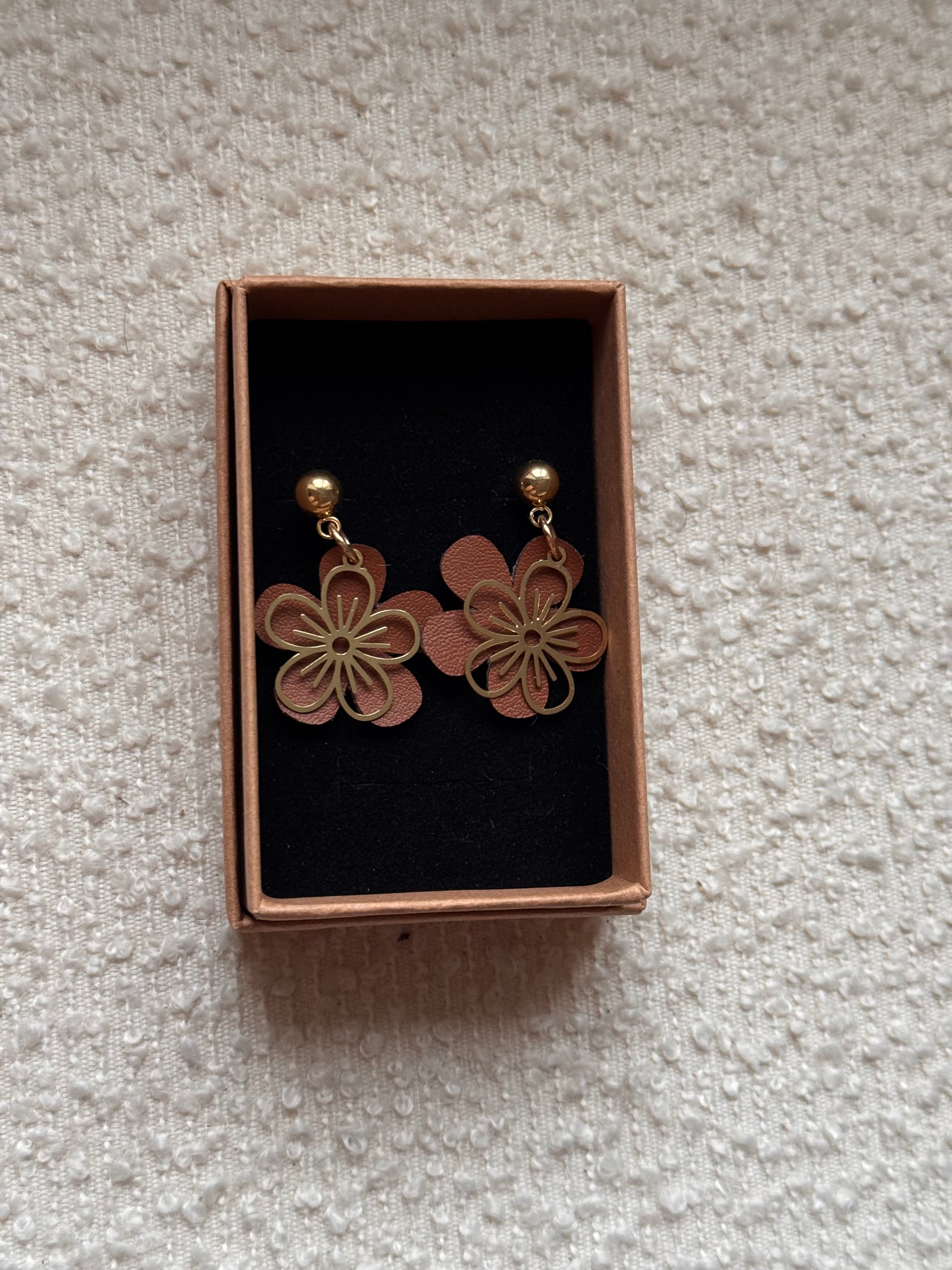 BOUCLES D'OREILLES raisin