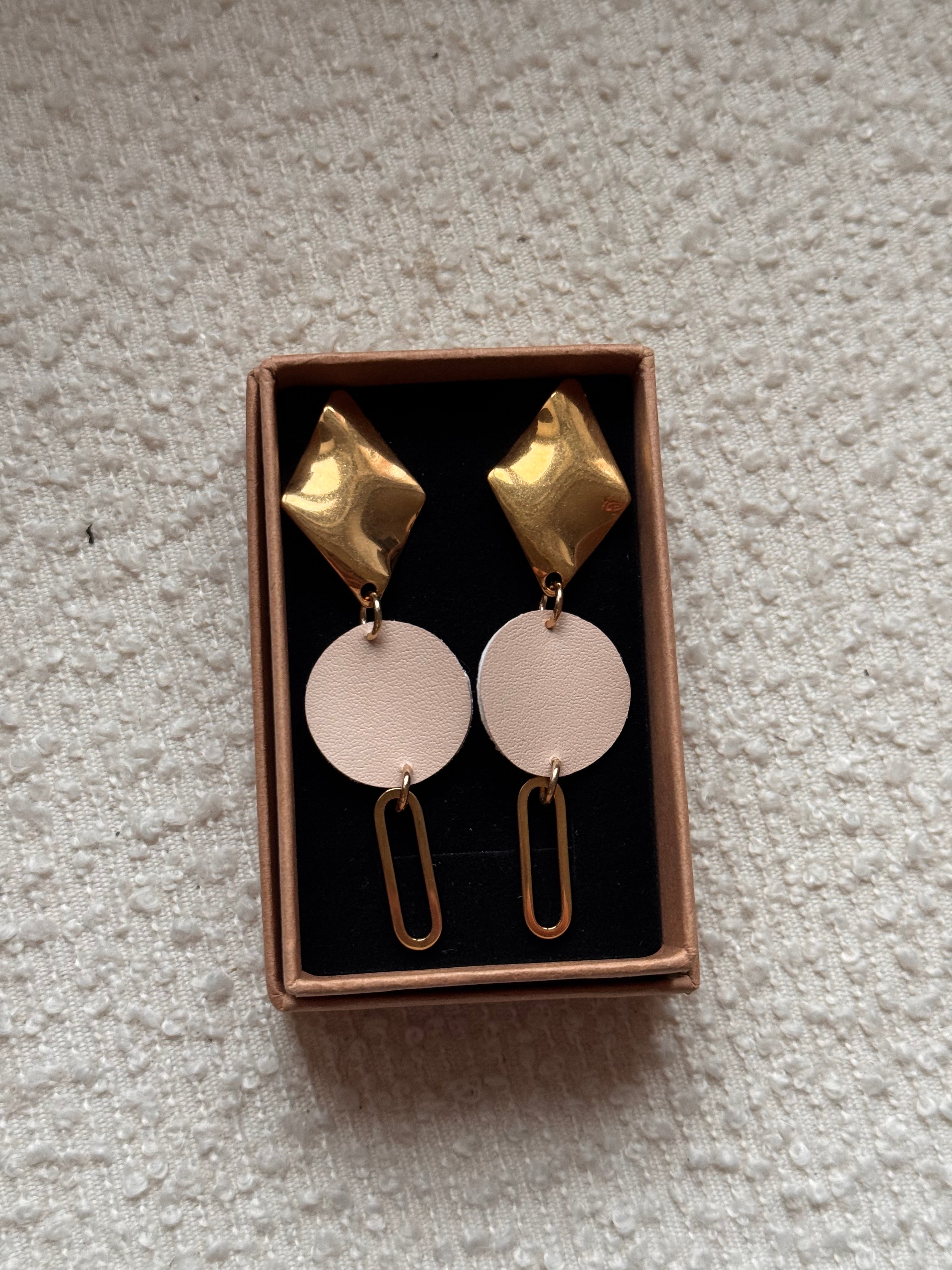 BOUCLES D'OREILLES raisin