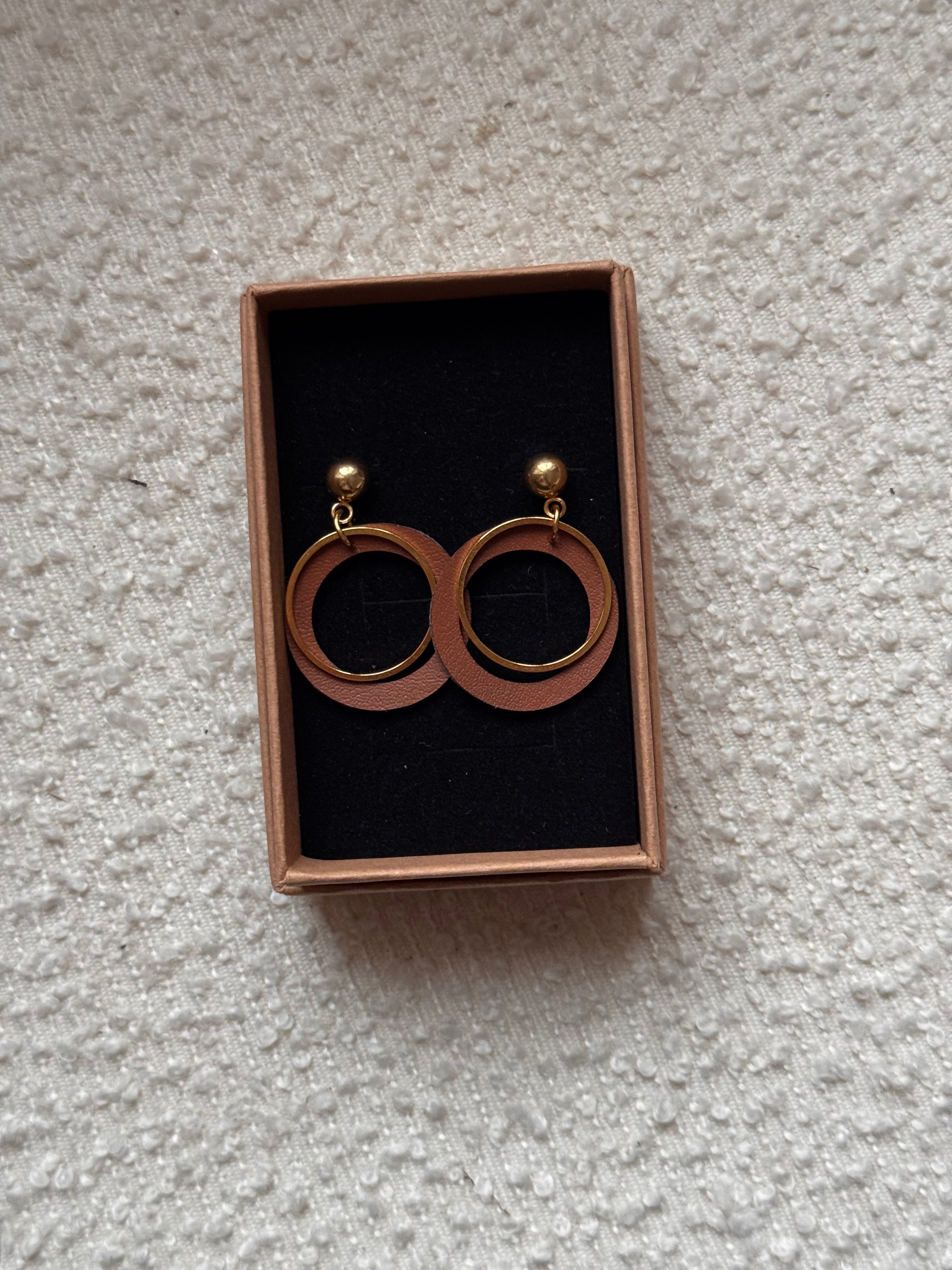 BOUCLES D'OREILLES raisin