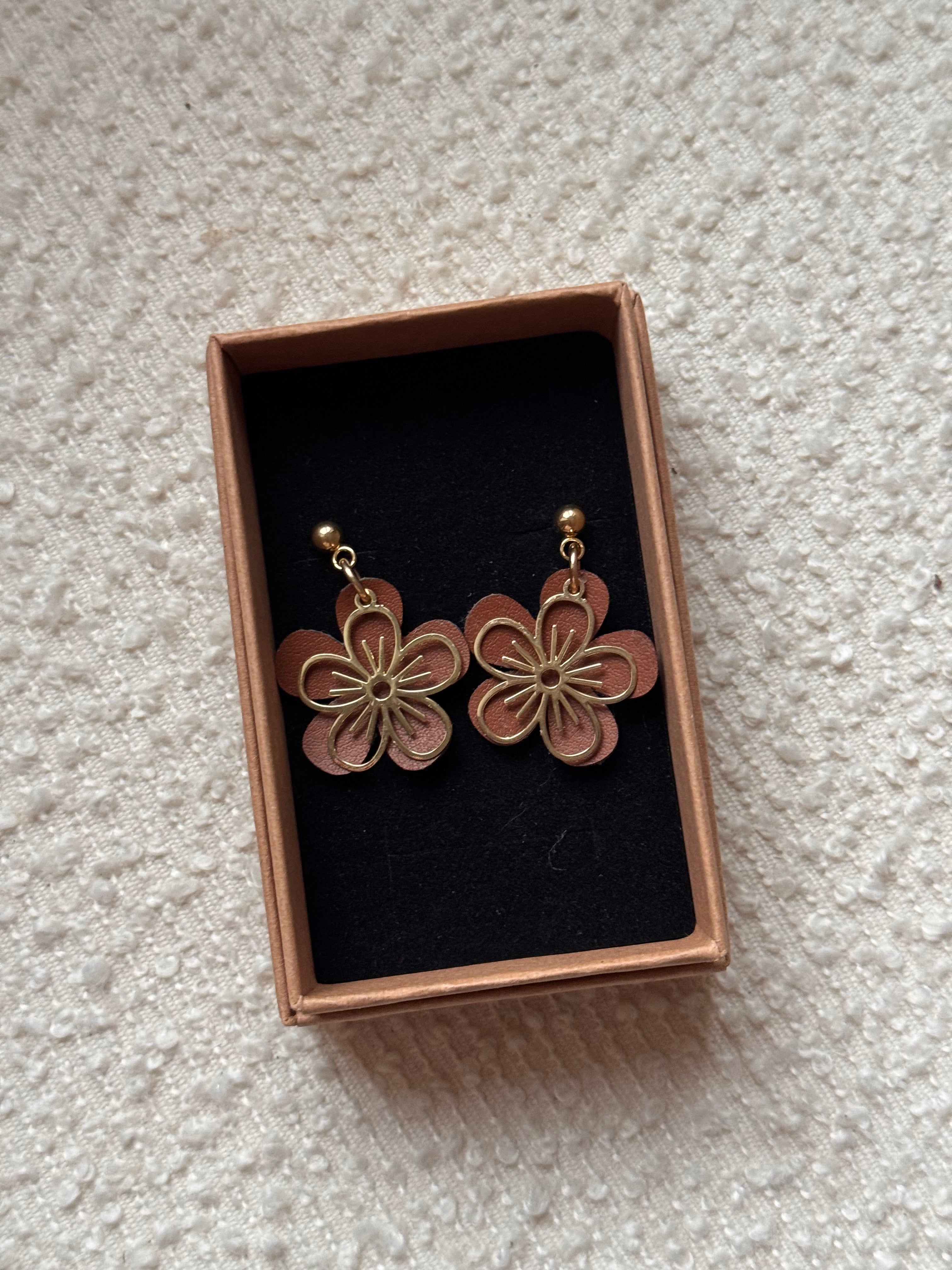 BOUCLES D'OREILLES raisin