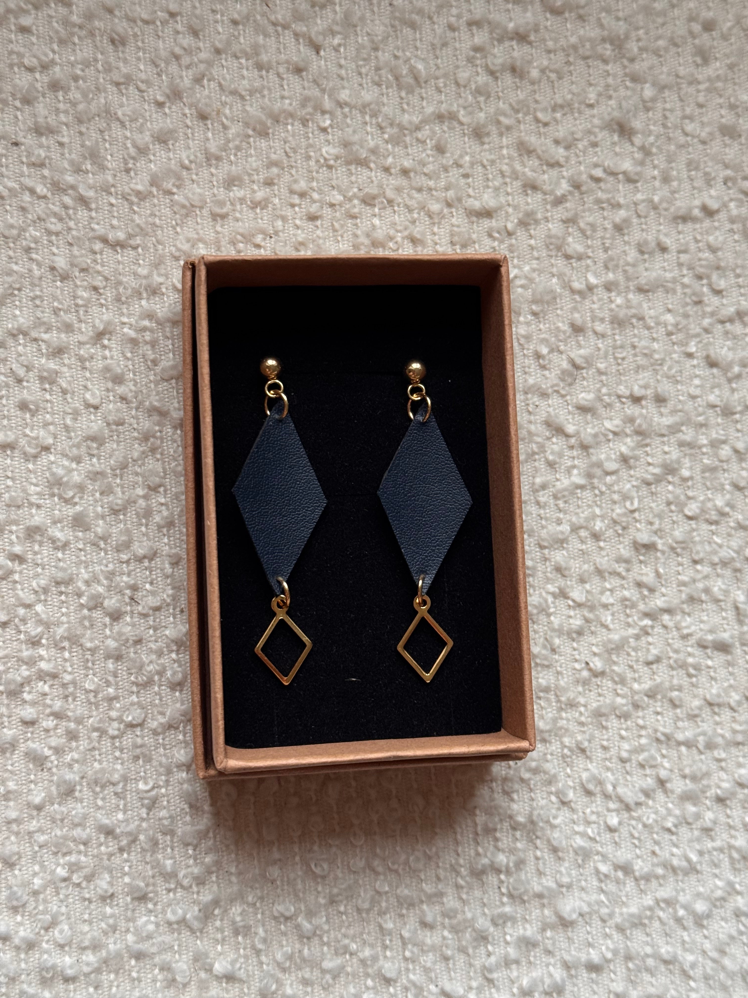 BOUCLES D'OREILLES raisin