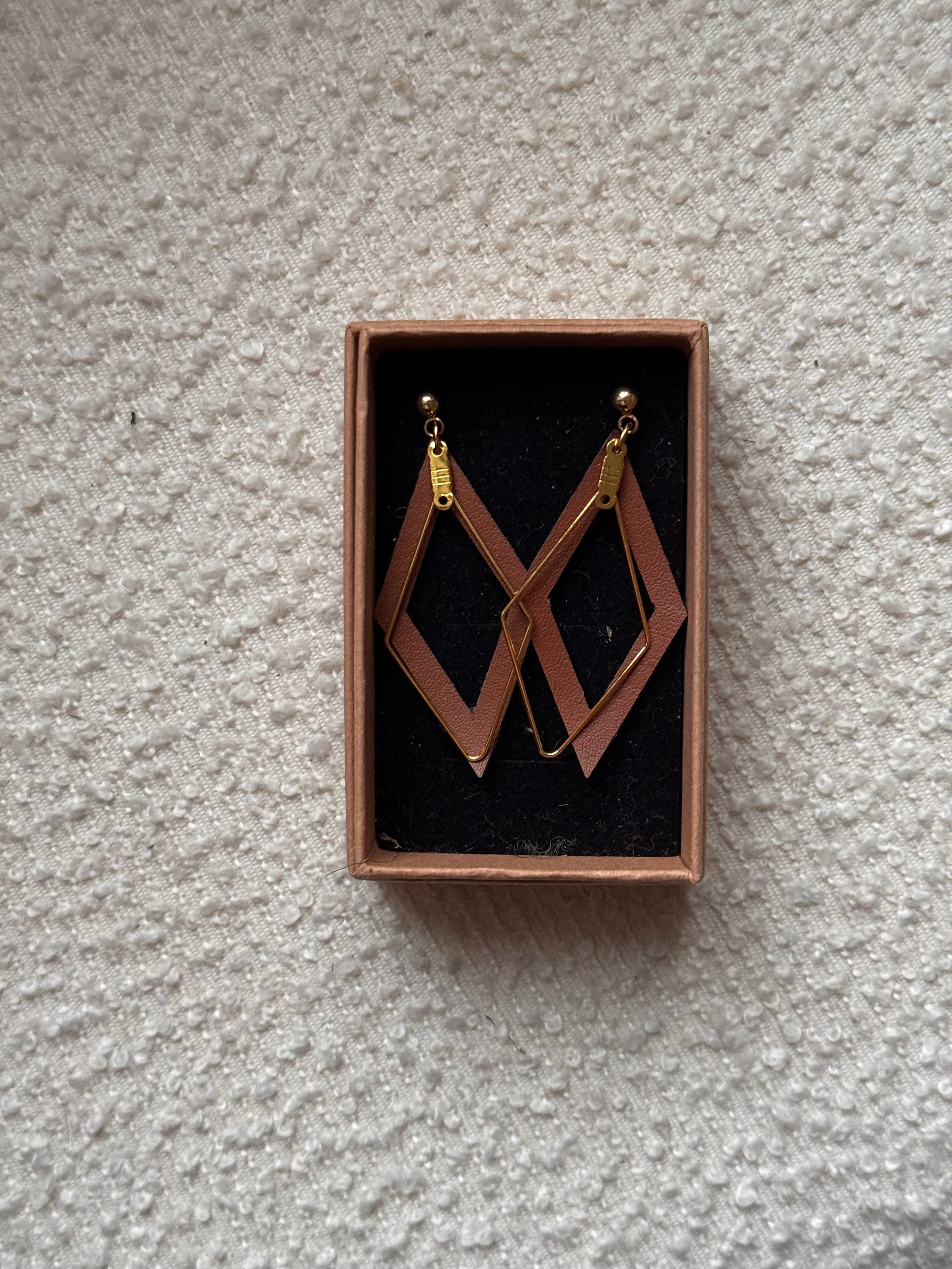 BOUCLES D'OREILLES raisin